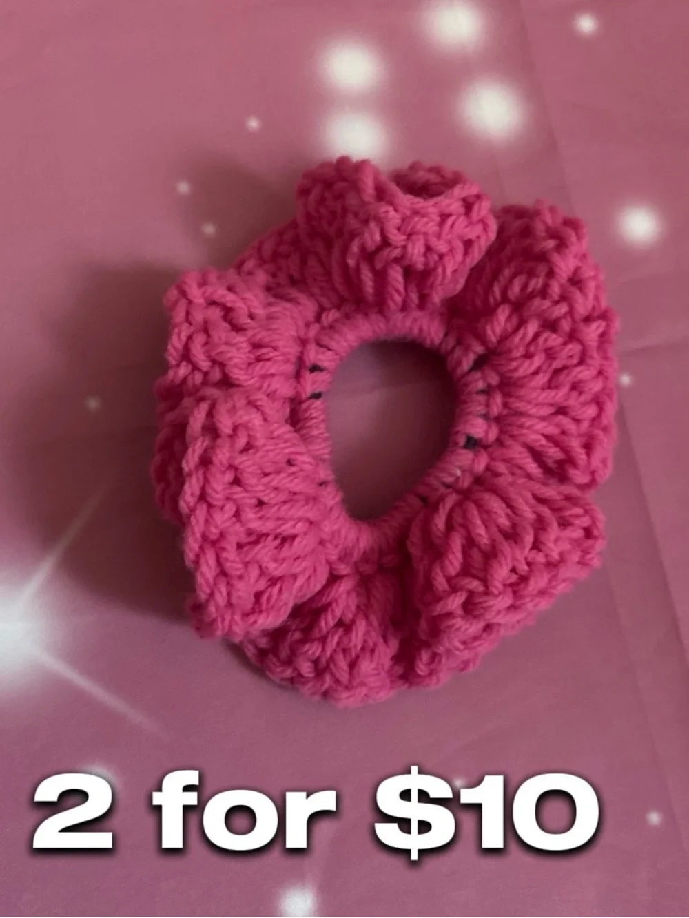 Handmade variety of Crochet Hair Scrunchie